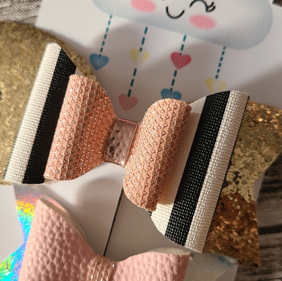 Hair bow leather - Picture 3 of 3